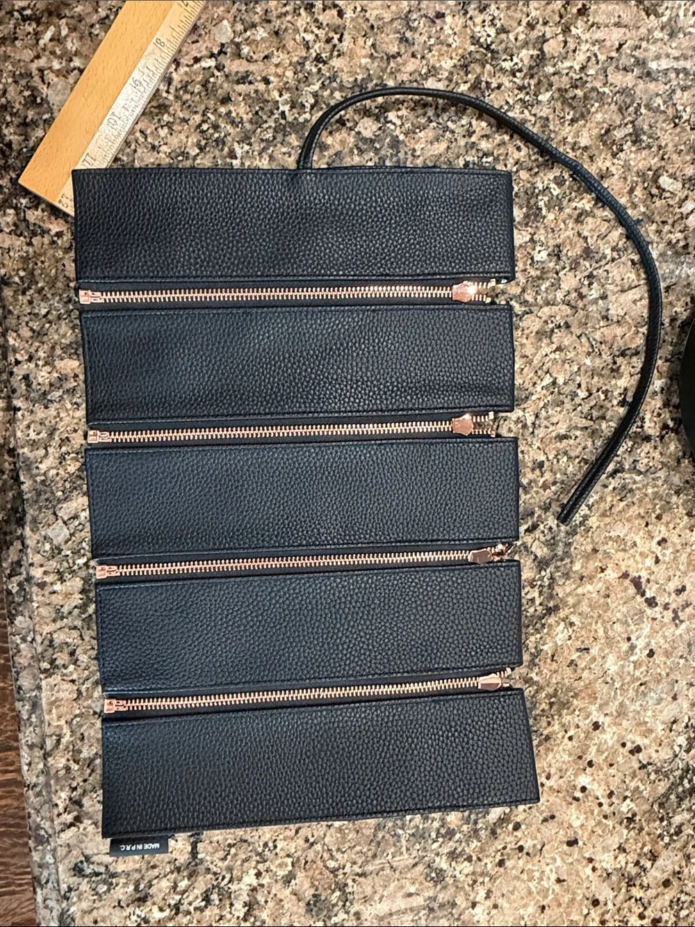 Sephora Beauty Insider Roll It Up PRO Brush Roll 5 Pouch Rose Gold Makeup Case